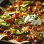 Late-Night Street Food Snacks Under 20 Minutes 11 Late-night street food snacks hero image showing various quick midnight snacks including nachos, potato bites, and quesadilla in a dark kitchen setting